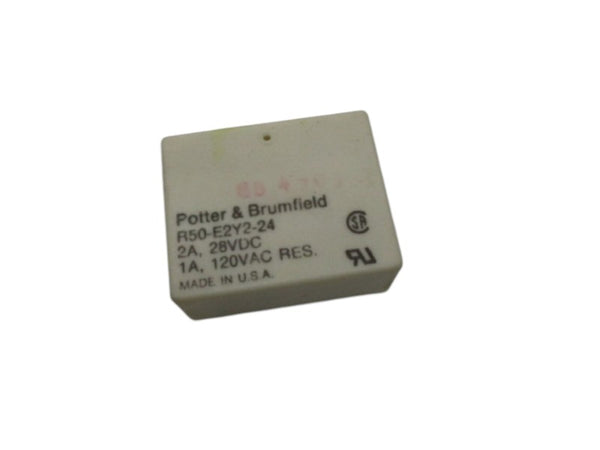 POTTER&BRUMFIELDR 50-E2Y2-24VDC RELAY 28VDC 120VAC UNMP