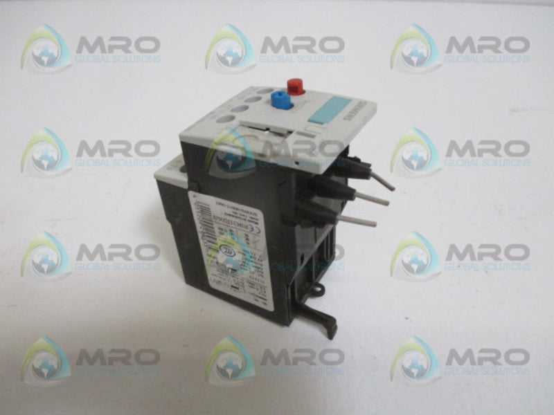 SIEMENS 3RU1126-1EB0 OVERLOAD RELAY UNMP