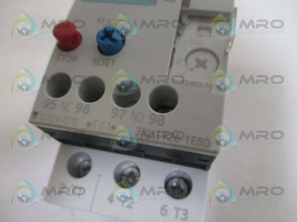 SIEMENS 3RU1126-1EB0 OVERLOAD RELAY UNMP