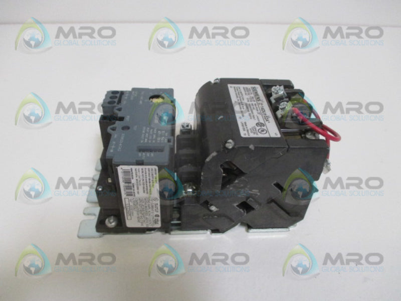 SIEMENS 14DUC32AA STARTER 240V (AS PICTURED) NSNP