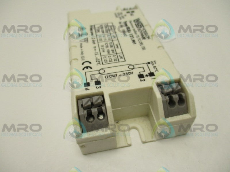 VOSSLOH SCHWABE ELXS121.901 188663 ELECTRONIC BALLAST (AS PICTURED) UNMP