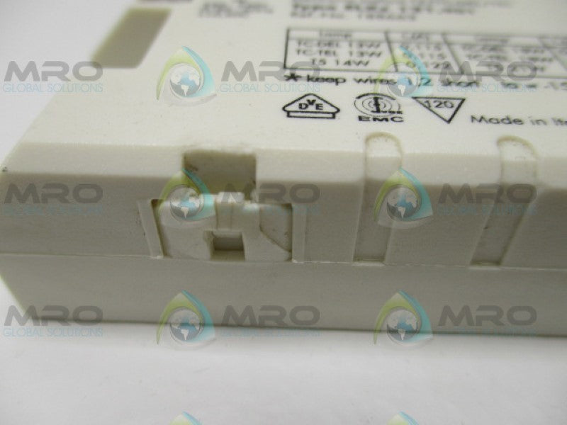 VOSSLOH SCHWABE ELXS121.901 188663 ELECTRONIC BALLAST (AS PICTURED) UNMP