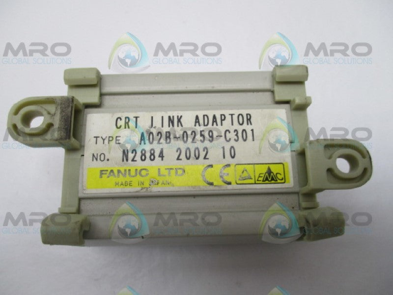FANUC A02B-0259-C301 CRT LINK CARD (AS PICTURED) UNMP