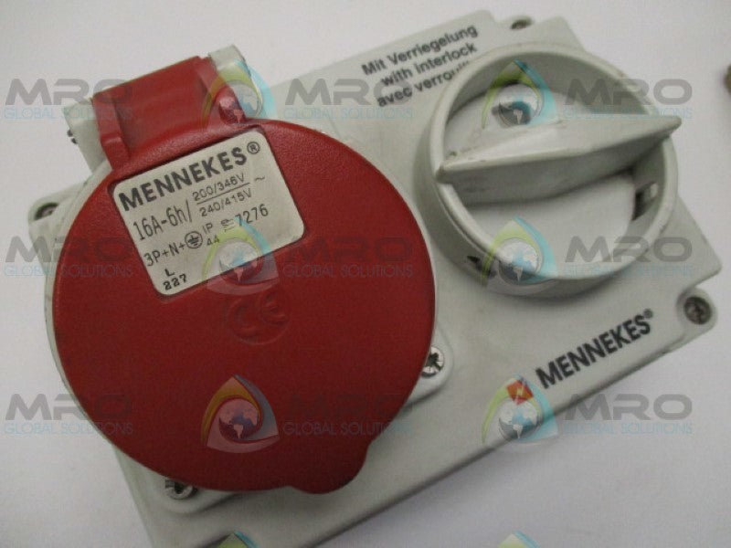 MENNEKES 124 PLUG ENCLOSURE  UNMP
