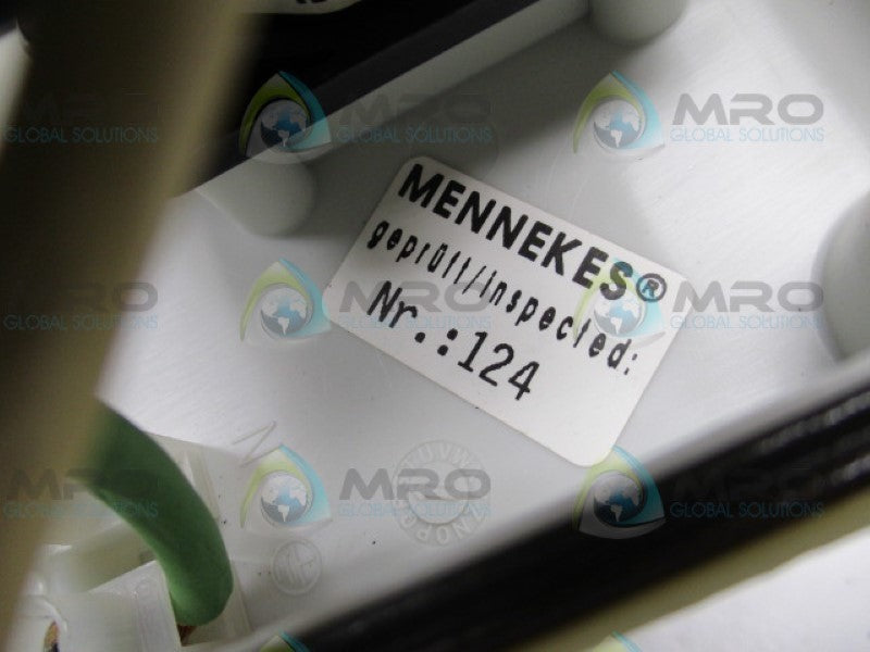 MENNEKES 124 PLUG ENCLOSURE  UNMP