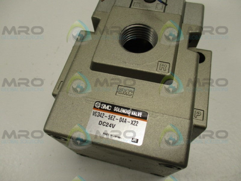 SMC VG342-5EZ-04A-X22 VALVE 24VDC NSNP