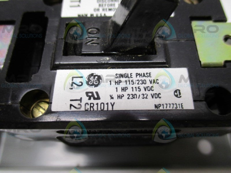 GENERAL ELECTRIC CR101Y1 STARTER 1P 115/230V (ASPICTURED) NSMP