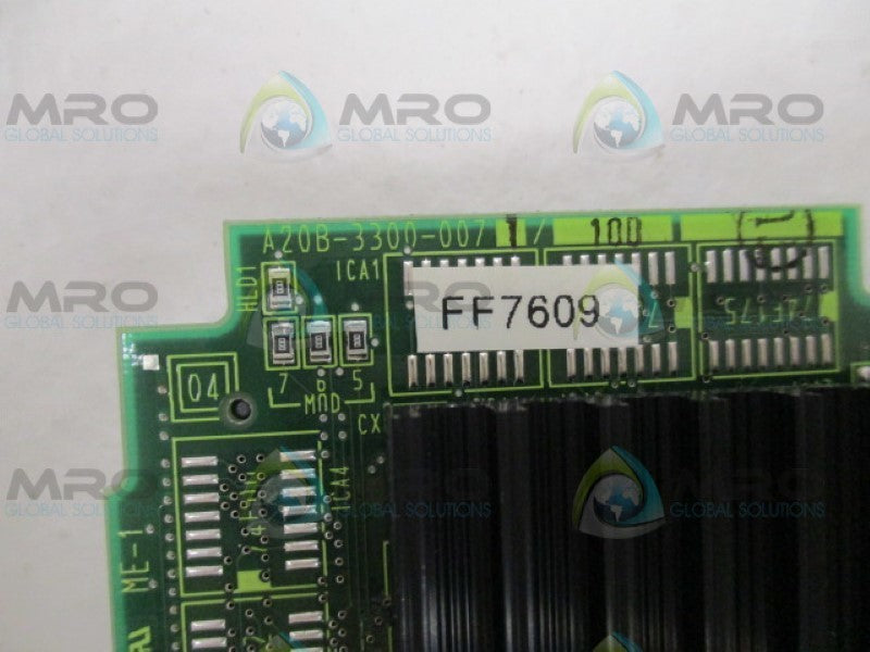 FANUC A20B-3300-0071/10D PC BOARD UNMP