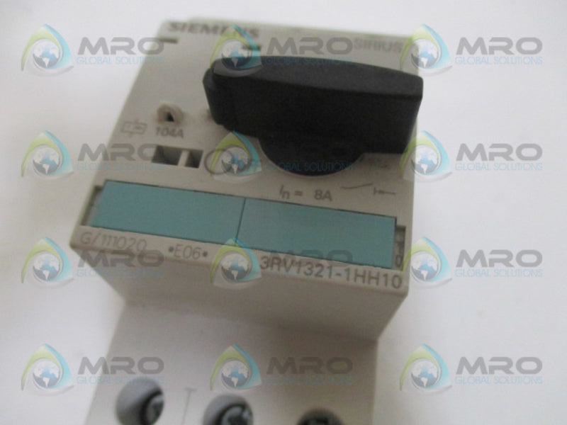 SIEMENS 3RV1321-1HH10 MOTOR STARTER PROTECTOR UNMP