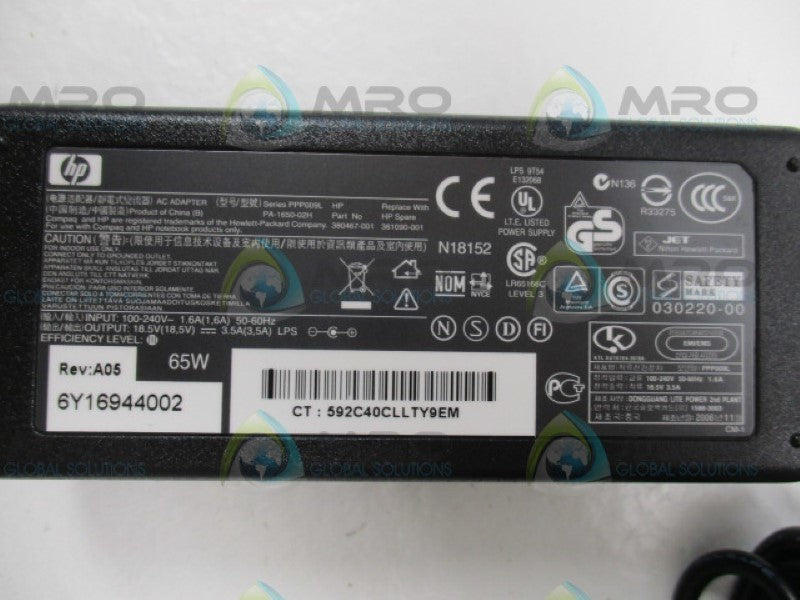 HP 6416944002 AC ADAPTOR  NSNP
