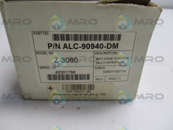 VARCOSE PRINTING Z3080 ALC-90940-DM KEYBOARD WEDGE SCANNER NSMP