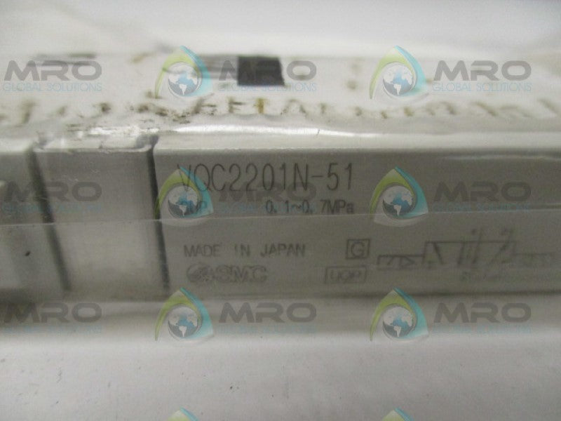 SMC VQC2201N-51 SOLENOID VALVE NSMP