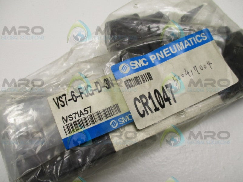 SMC VS7-6-FJG-D-3N SOLENOID VALVE 24VDC  NSMP