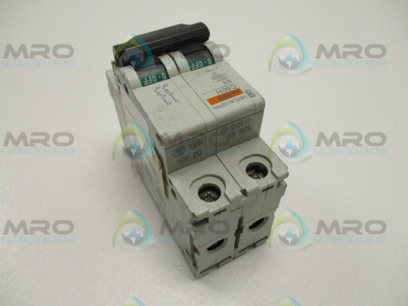 MERLIN GERIN 24725 CIRCUIT BREAKER C60H B6 400V UNMP