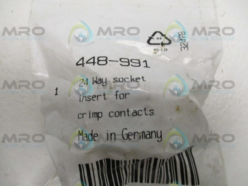 EPIC CONNECTORS 11286000 448-991 SOCKET INSERT 24-WAY NSMP