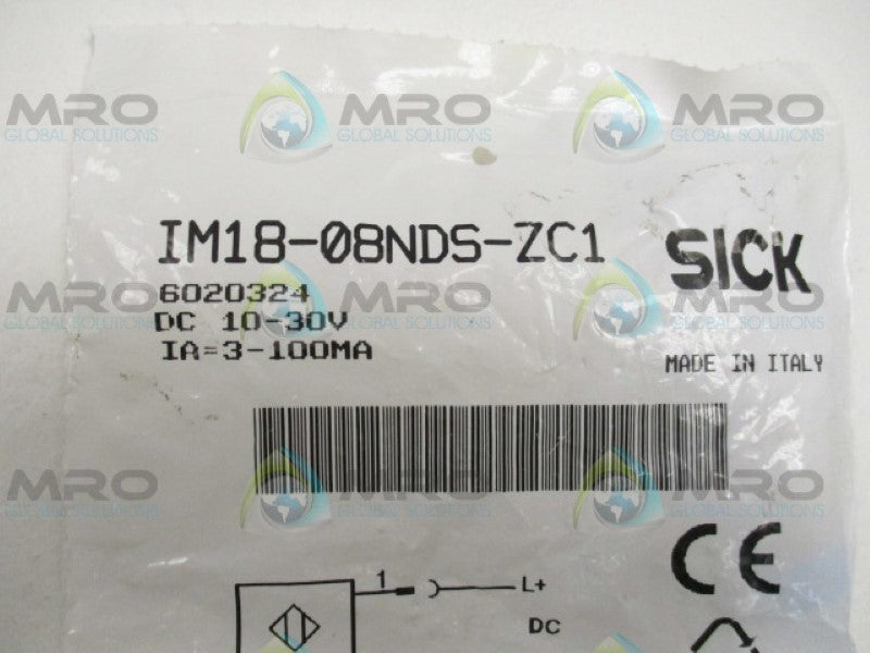 SICK IM18-08NDS-ZC1 PROXIMITY SENSOR 10-30VDC NSMP