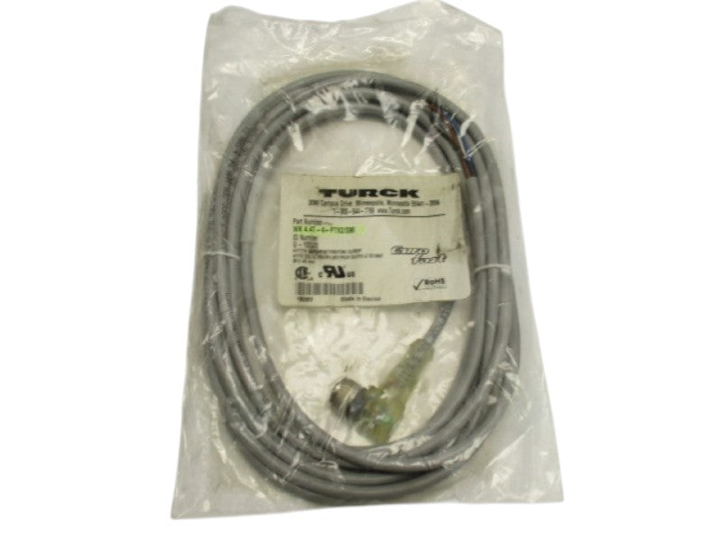 TURCK WK4.4T-4-P7X2/S90 EUROFAST MOLDED CORDSET NSMP