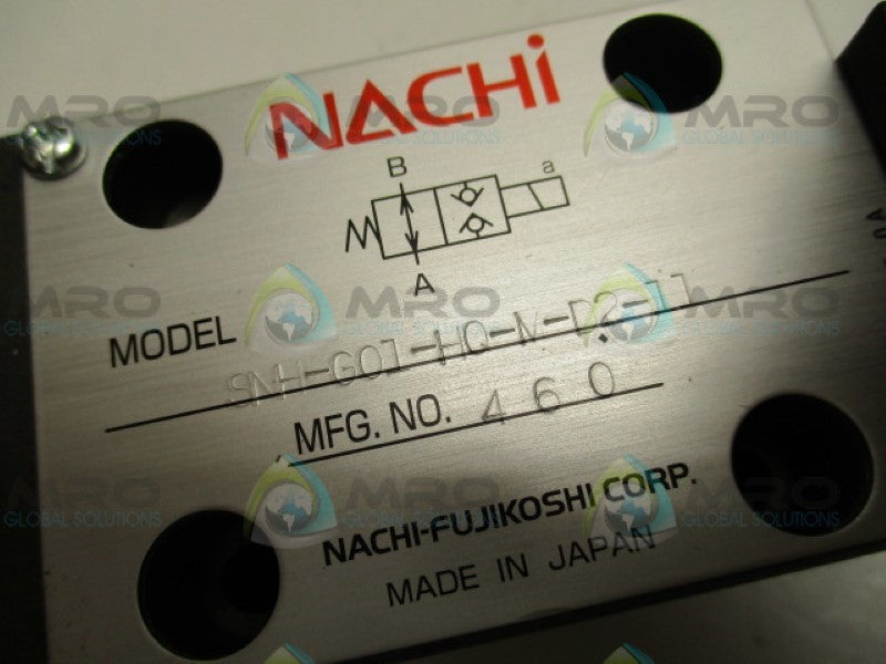 NACHI SNH-G01-HQ-M-D2-11 SOLENOID VALVE 24VDC NSNP