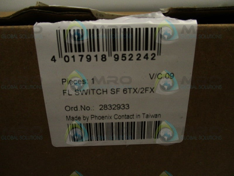 PHOENIX CONTACT 2832933 FLSWITCHSF6TX/2FX NSMP