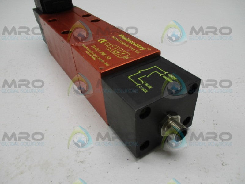 FLUIDSENTRY PBI-52 MONITORED VALVE 24VDC UNMP