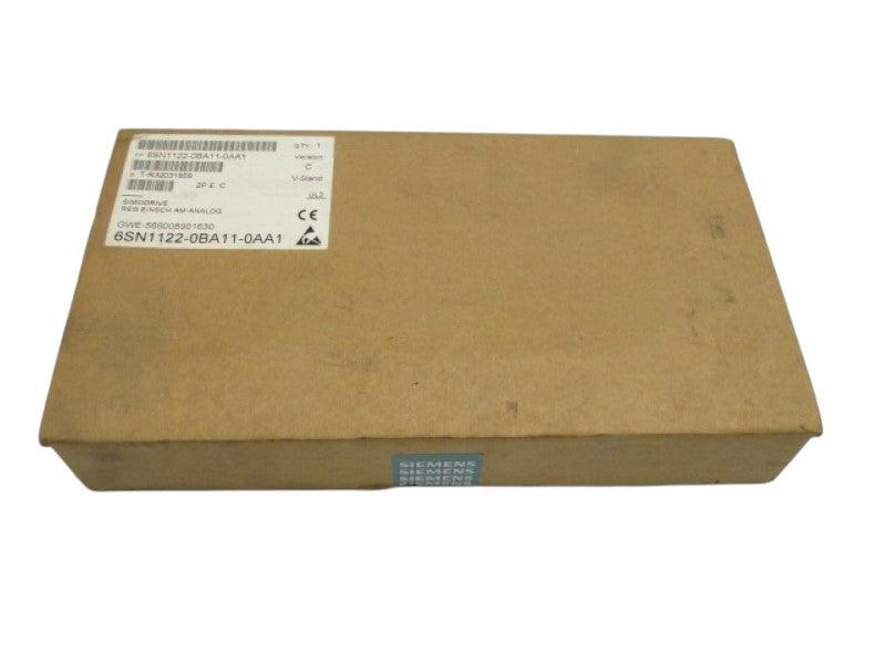 SIEMENS 6SN1122-0BA11-0AA1 SIMODRIVE 611 CONTROL UNIT NSFS