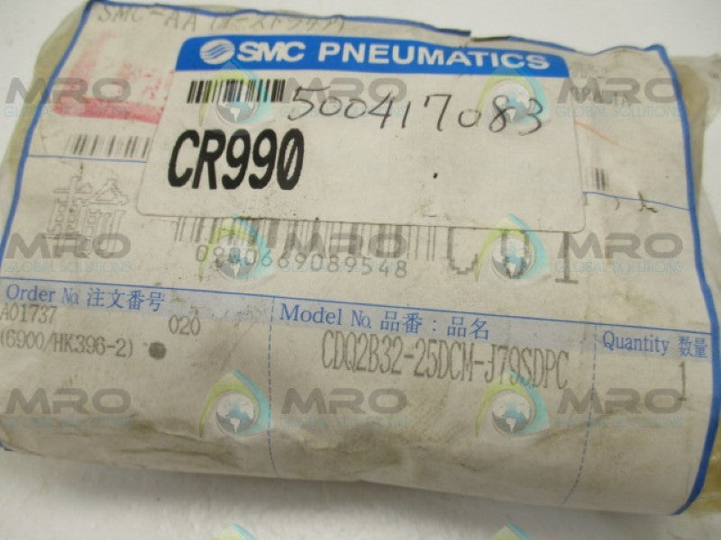 SMC CDQ2B32-25DCM-J79SDPC CYLINDER NSMP