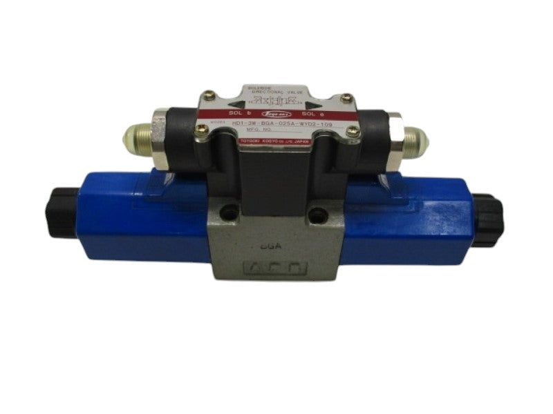 TOYOOKI KOGYO HD1-3W-BGA-025A-WYD2-109 DIRECTIONAL VALVE 24VDC NSNP
