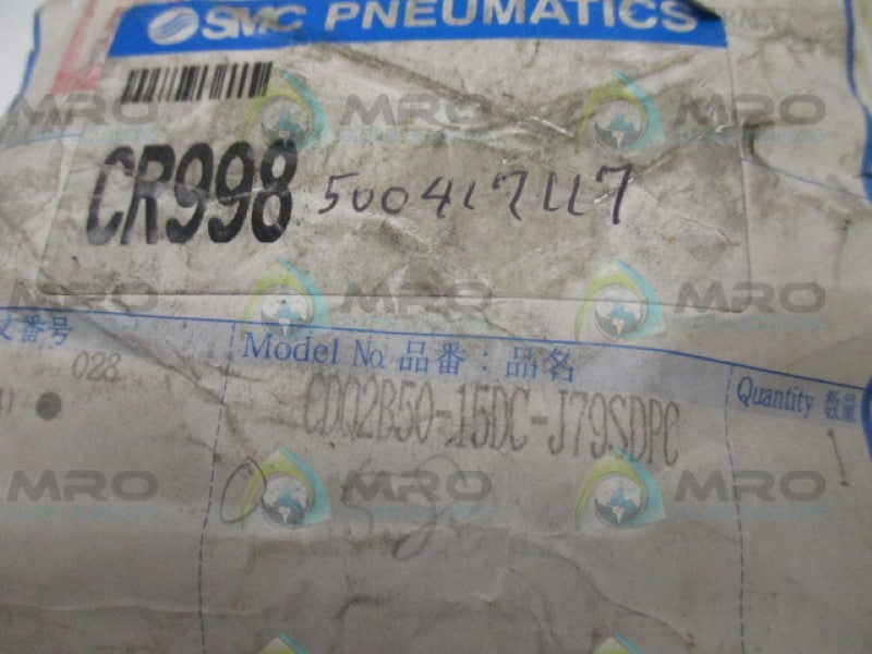 SMC CDQ2B50-15DC-J79SDPC CYLINDER  NSMP