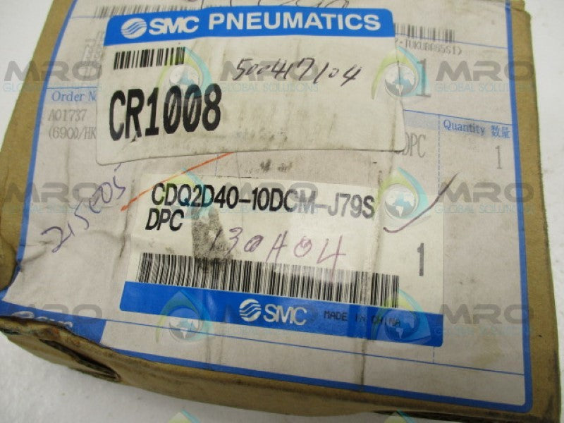 SMC CDQ2D40-10DCM-J79SDPC CYLINDER NSFS