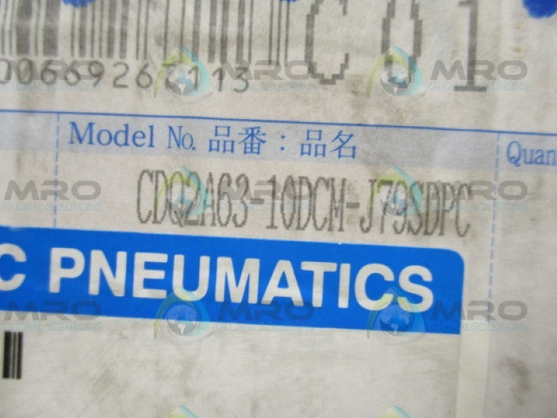 SMC CDQ2A63-10DCM-J79SDPC CYLINDER NSFS