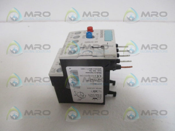 SIEMENS 3RU1116-0FB0 OVERLOAD RELAY 0,5-0,35A UNMP