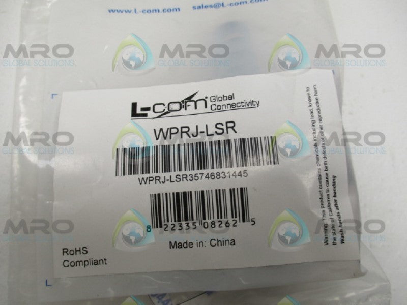 L-COM GLOBAL CONECTIVITY WPRJ-LSR STRAIN RELIEF NSMP