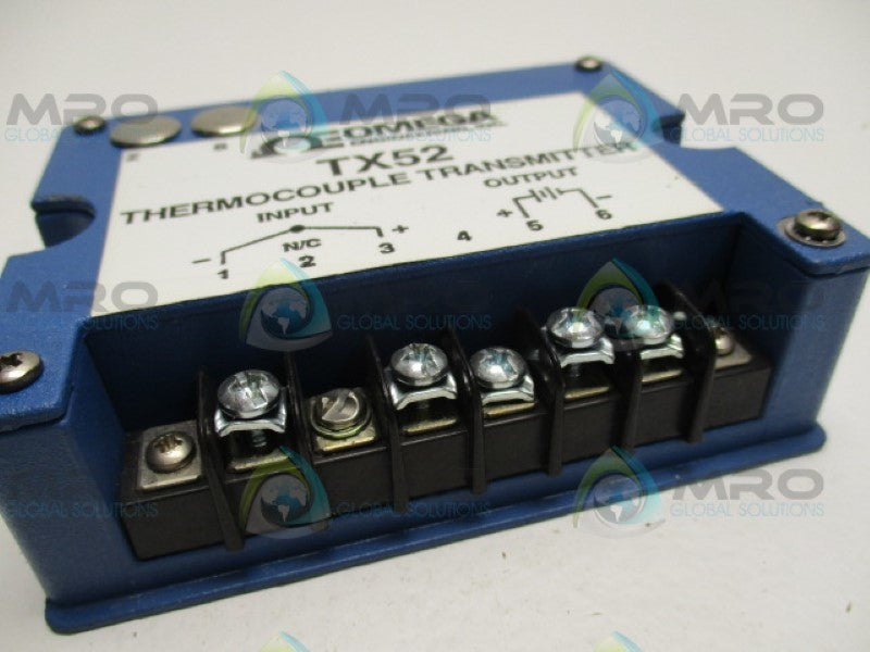 OMEGA TX52 THERMOCOUPLE TRANSMITTER 0/750 DEGREE C (AS PICTURED) UNMP