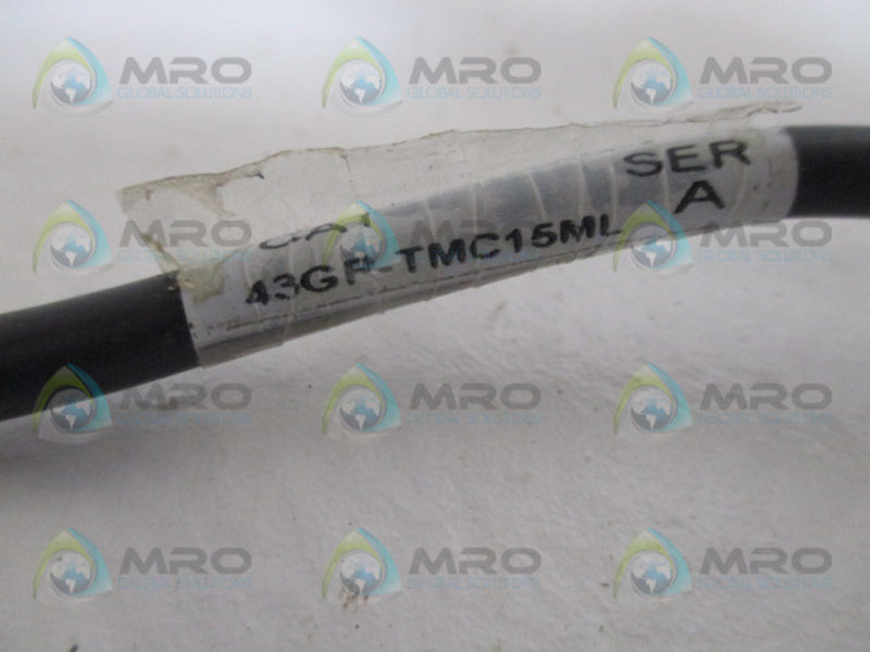 INDUSTRIAL SPARE PART 43GR-TMC15ML SER. A FIBER OPTIC CABLE  UNMP