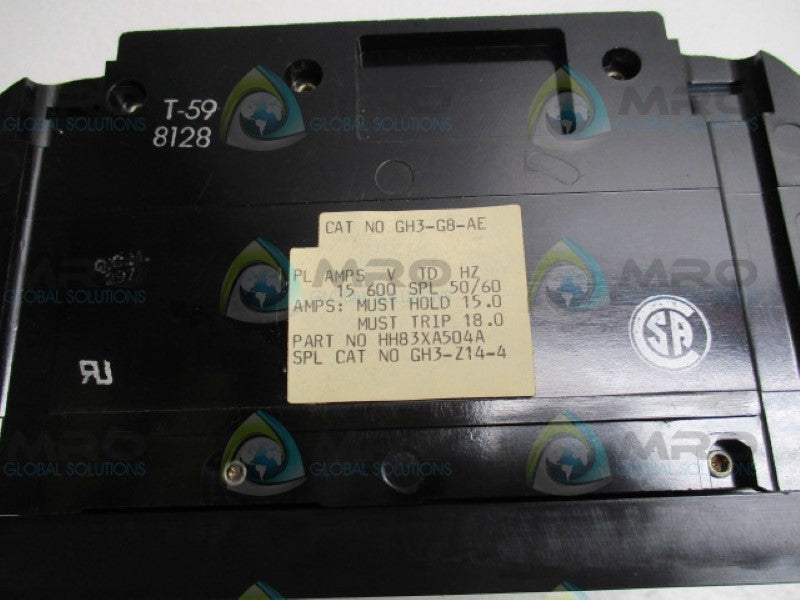 CARRIER HEINEMANN HH83XA504A CIRCUIT BREAKER NSNP