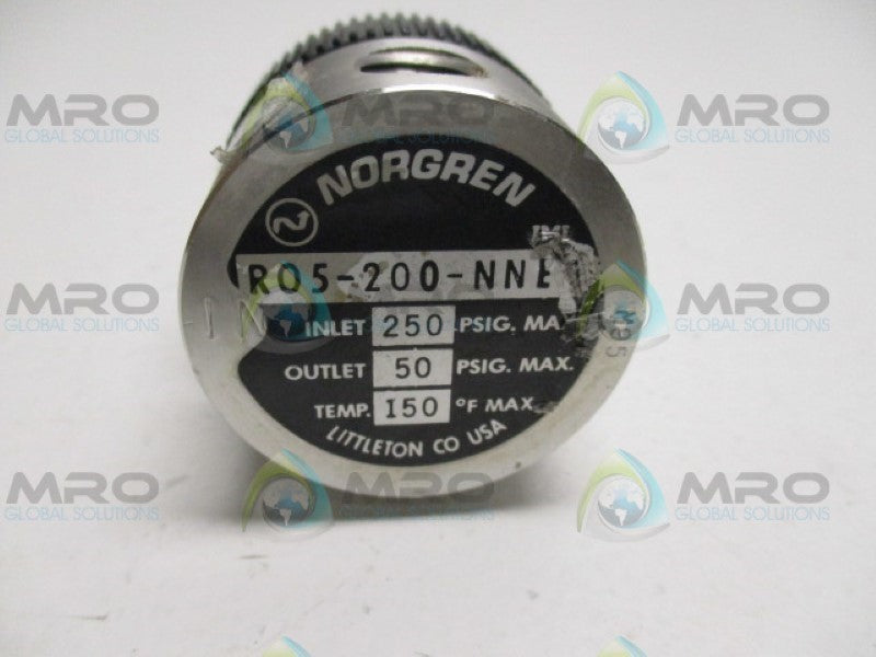 NORGREN R05-200-NNE REGULATOR 250PSIG UNMP