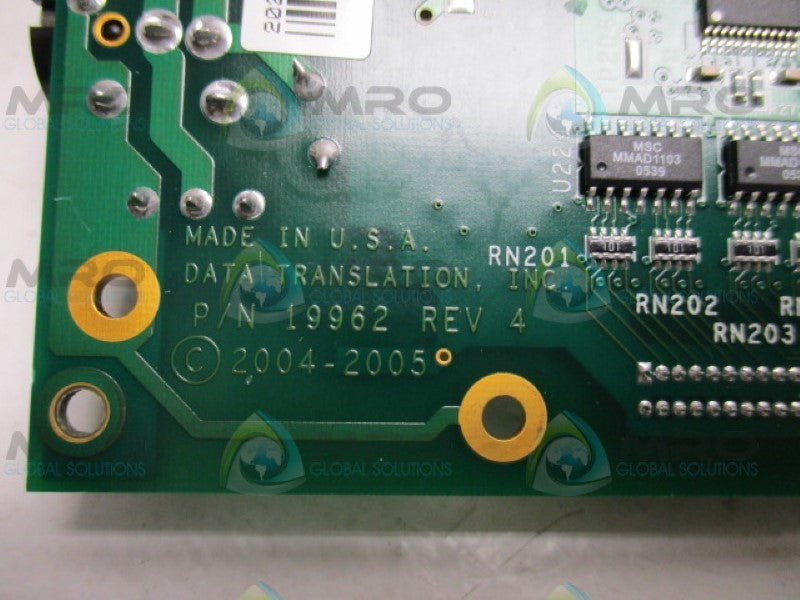 DATA TRANSLATION 20213 DT9834-16-4-16-OEM BOARD UNMP