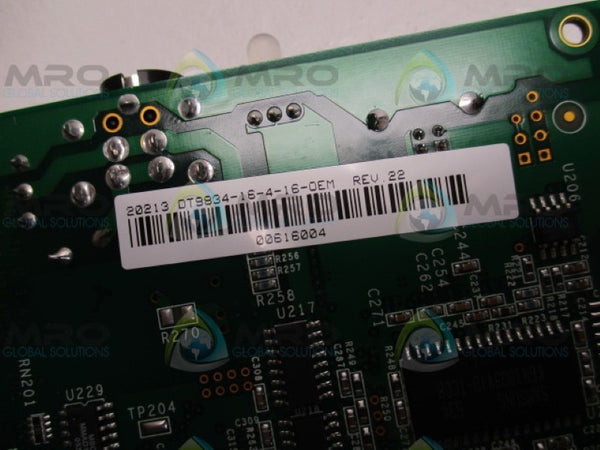 DATA TRANSLATION 20213 DT9834-16-4-16-OEM BOARD UNMP