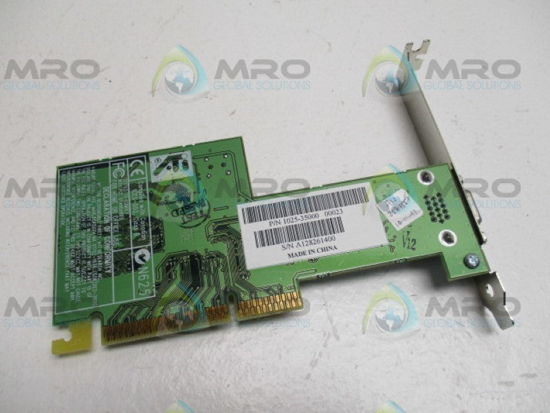 ATI TECHNOLOGIES 1025-35000 GRAPHICS CARD UNMP