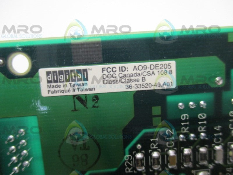 DIGITAL AO9-DE205 NETWORK CARD UNMP