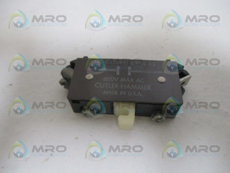 CUTLER HAMMER C320KA1 AUXILIARY CONTACT (AS PICTURED) NSNP