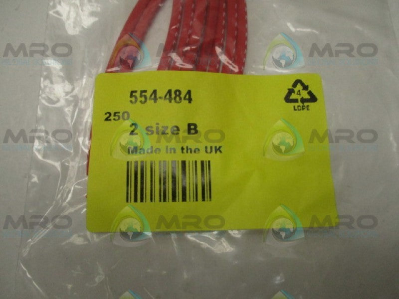 HELLERMANNTYTON 901-10346 554-484 CABLE MARKER (PKG OF 250) NSMP