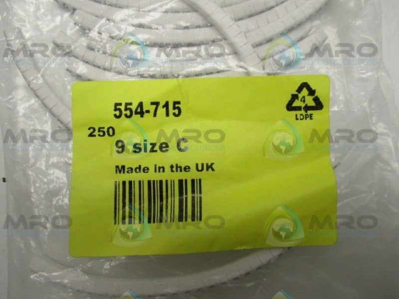 HELLERMANNTYTON 901-10365 554-715 CABLE MARKER (PKG OF 250) NSMP