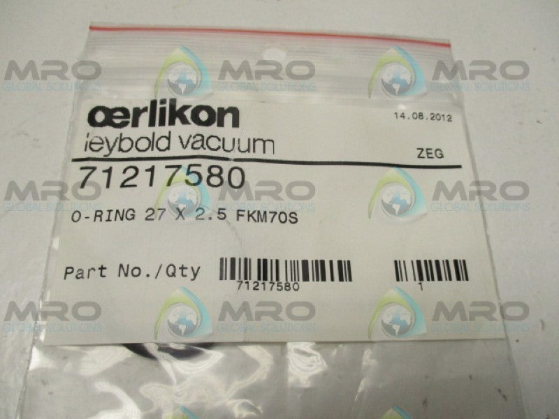OERLIKON 71217580 O-RING NSMP
