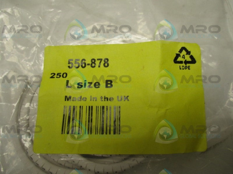 HELLERMANNTYTON 901-10374 556-878 CABLE MARKER (PKG OF 250) NSMP