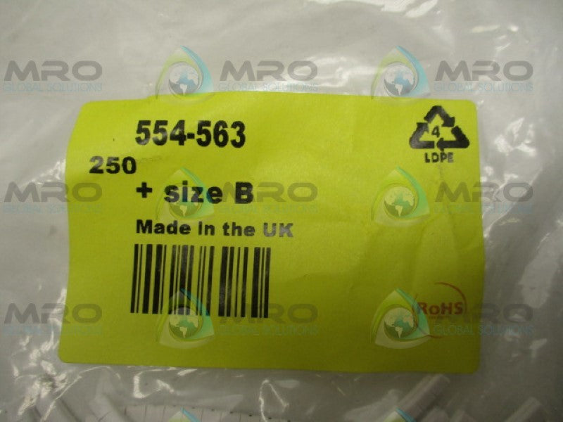 HELLERMANNTYTON 902-00005 554-563 CABLE MARKER (PKG OF 250) NSMP