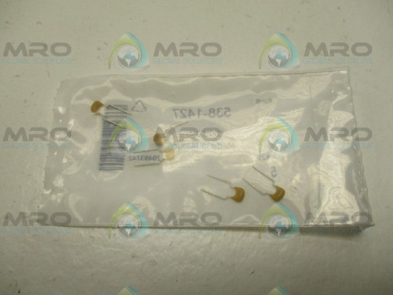 KEMET C322C104K1R5TA 538-1427 CERAMIC CAPACITOR 100V 0.1UF NSMP