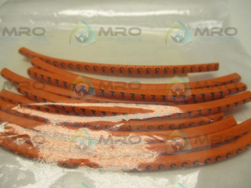 HELLERMANNTYTON 901-10347 554-490 CABLE MARKER (PKG OF 250) NSMP