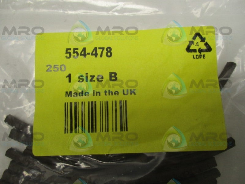 HELLERMANNTYTON 901-10345 554-478 CABLE MARKER (PKG OF 250) NSMP