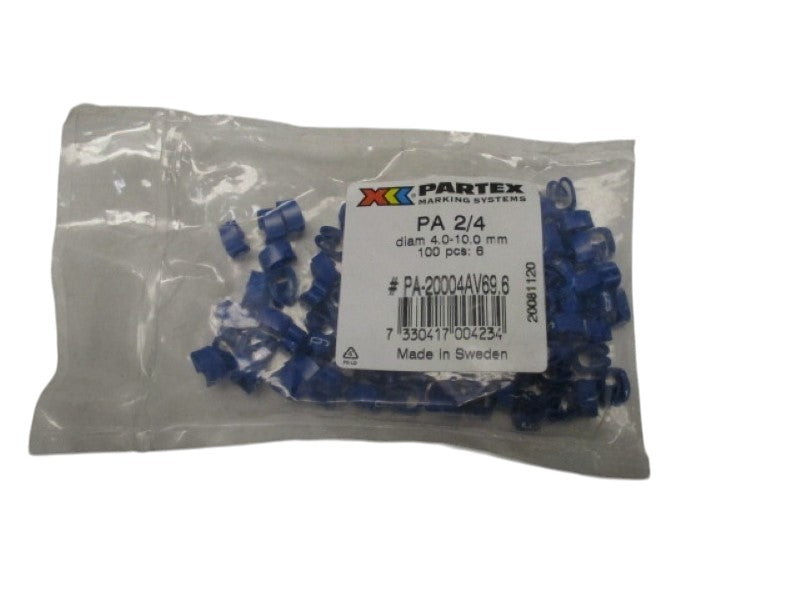 PARTEX MARKING SYSTEM PA-20004AV69 CABLE MARKER(PKG OF 100) NSMP